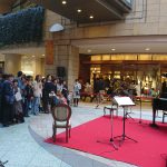 なんばパークス　ハロウィン企画　出張演奏