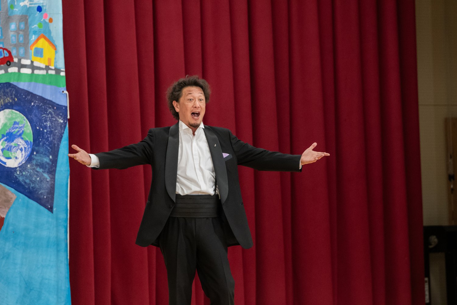 小学校 芸術鑑賞会 発声指導